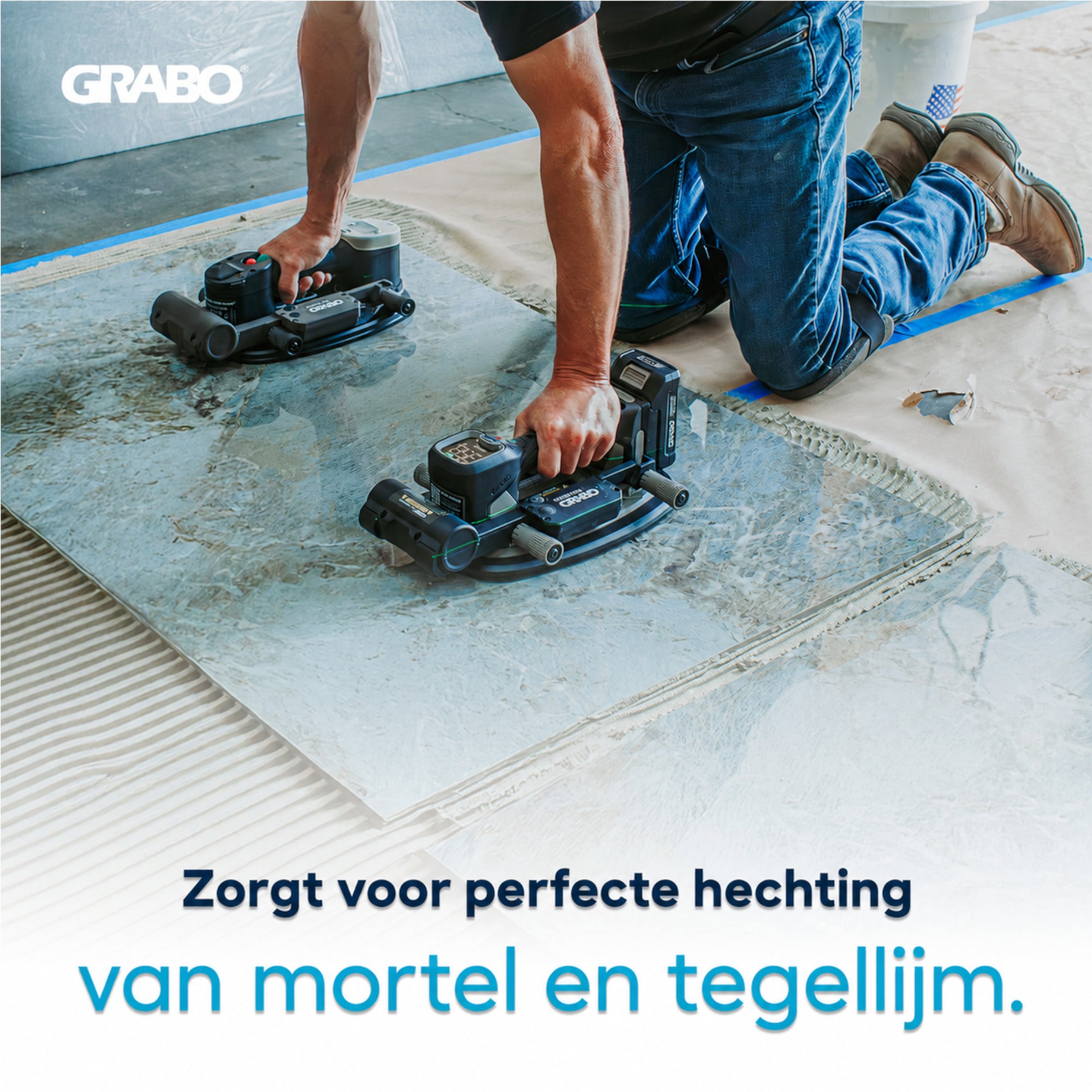 GRABO Tegeltriller - GRABO Tile Vibration Tool