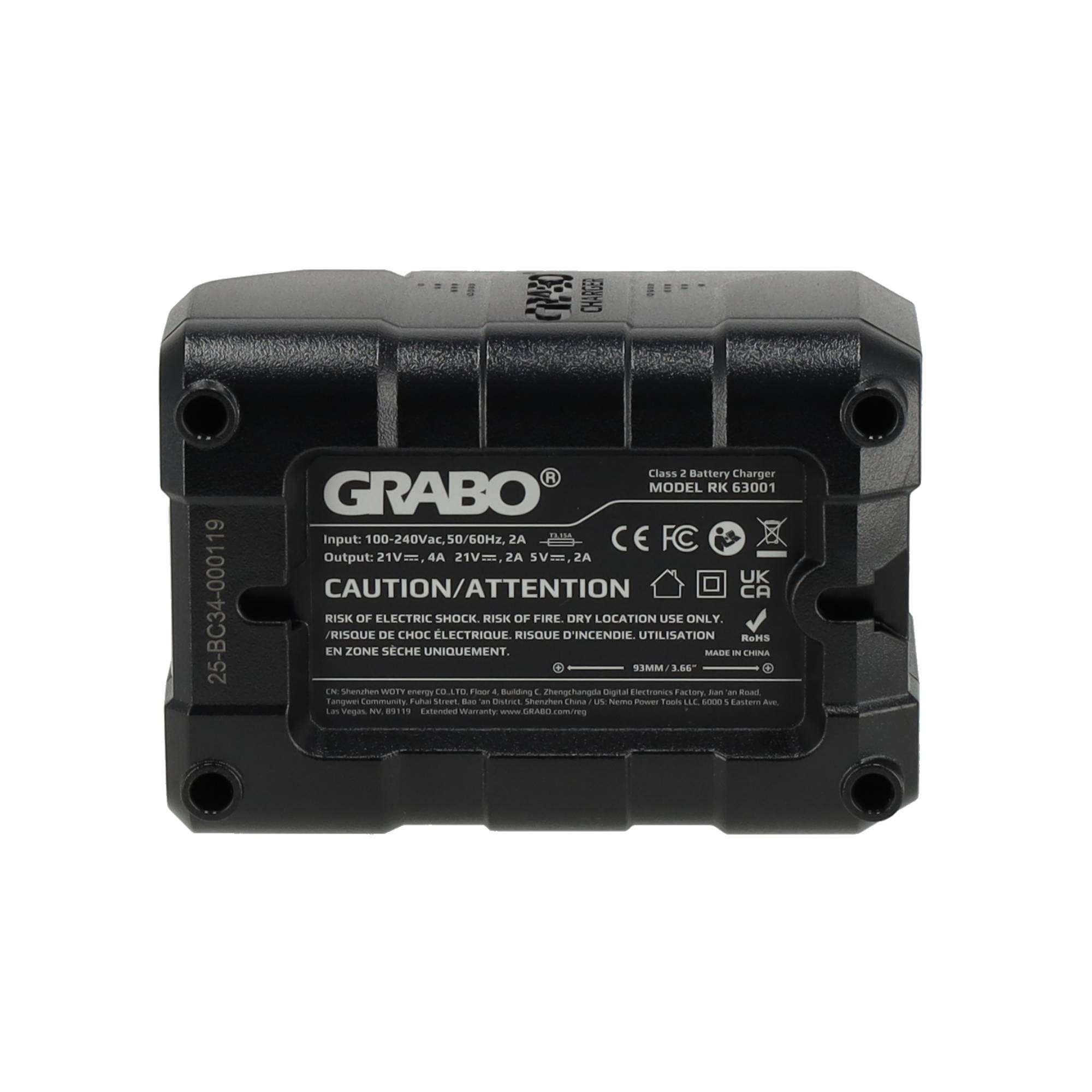 Grabo Pro Brushless Accu Lader