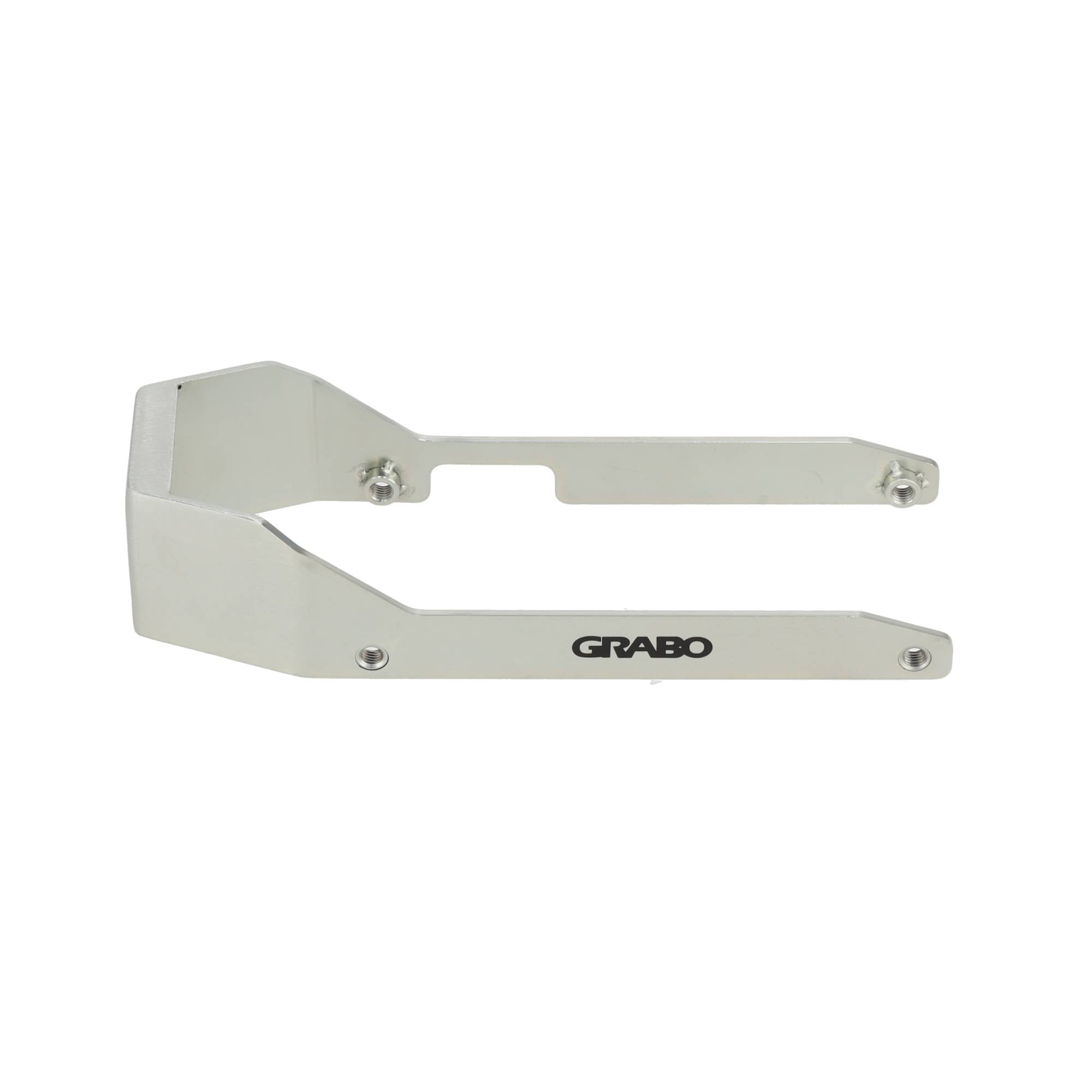Detail van de Grabo Impact Plate met stevige metalen bevestiging