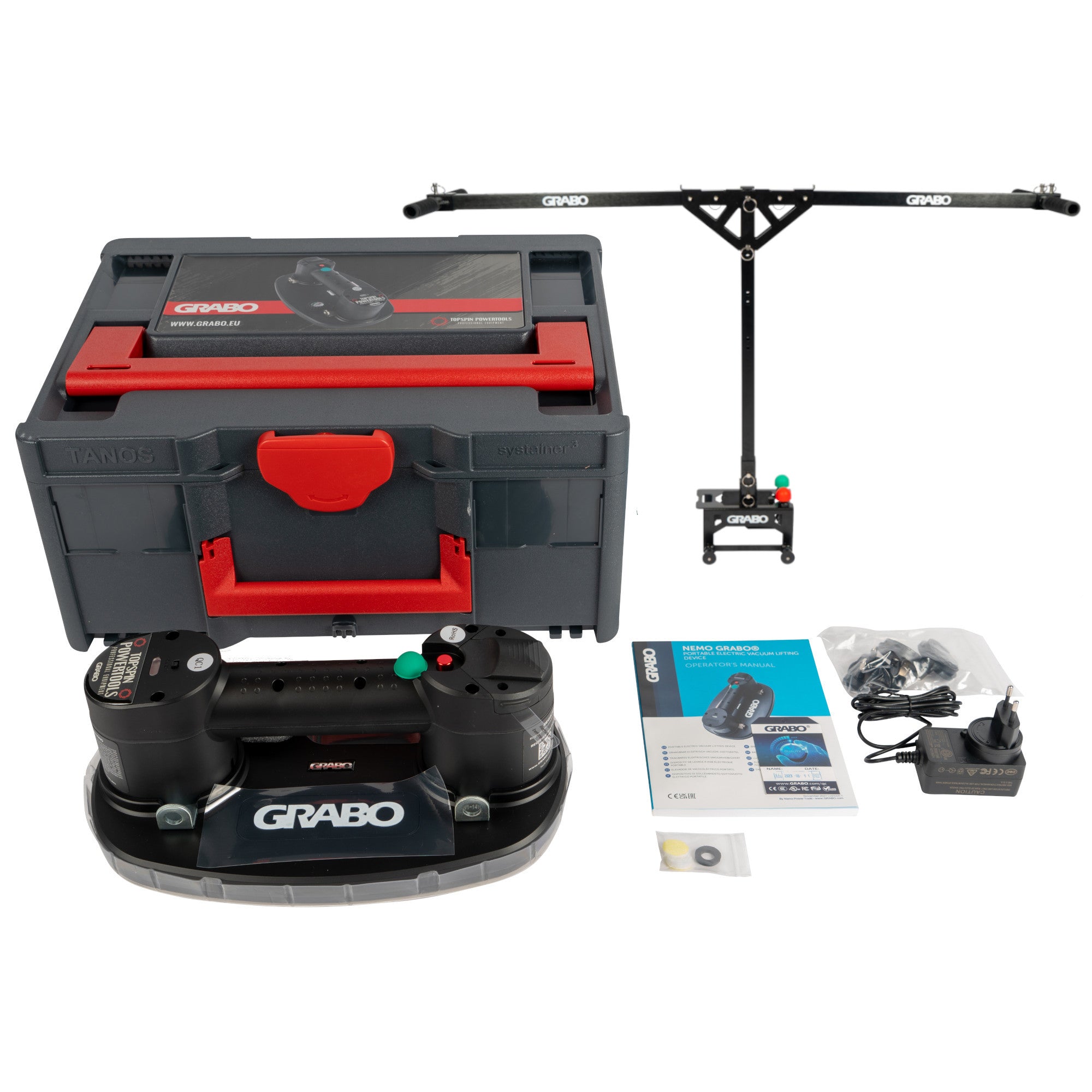Nemo Grabo Plus in Koffer + Grabo Erguo T-Lift