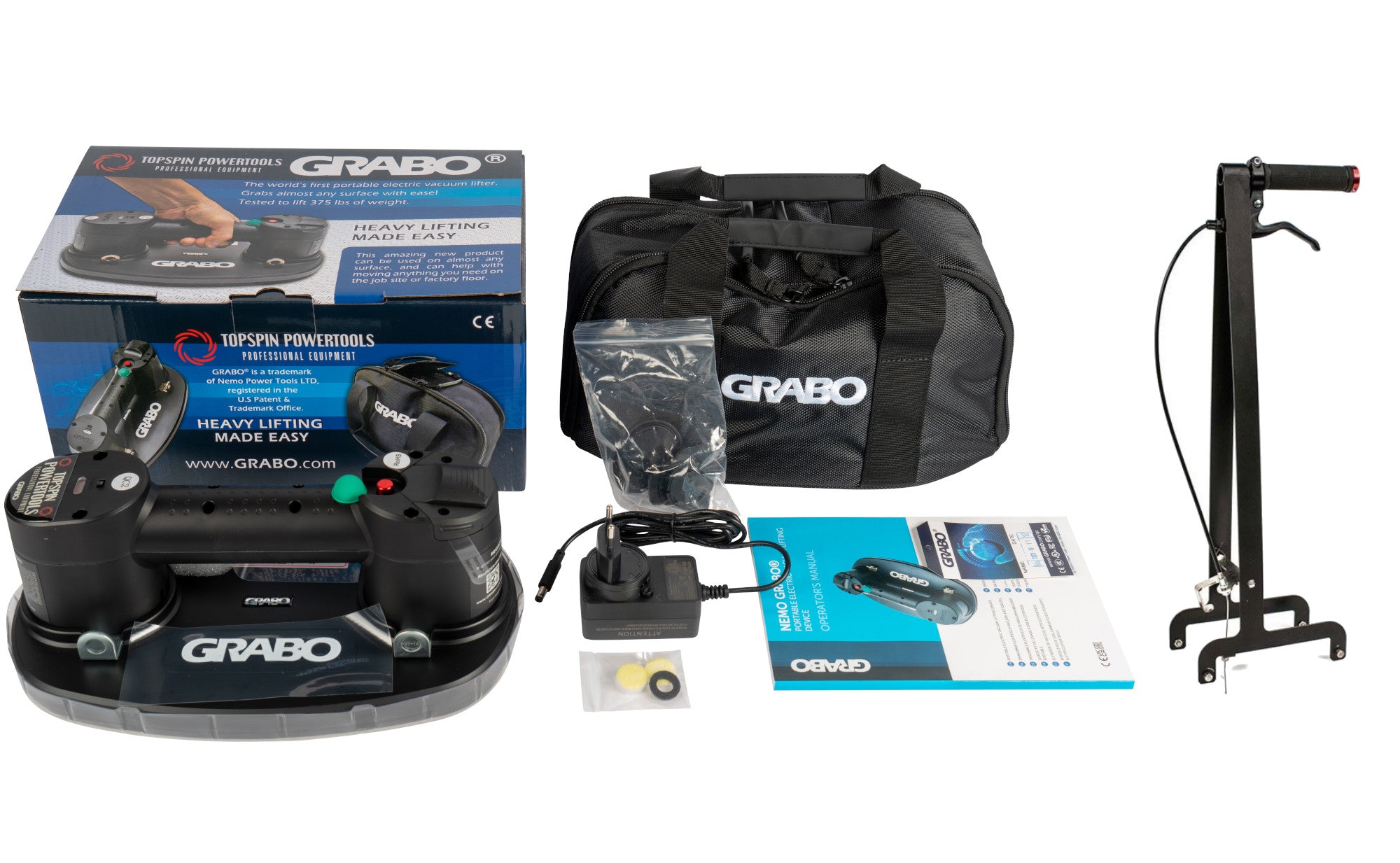Nemo Grabo Plus in Tas + Grabo Erguo S1 Handgreep