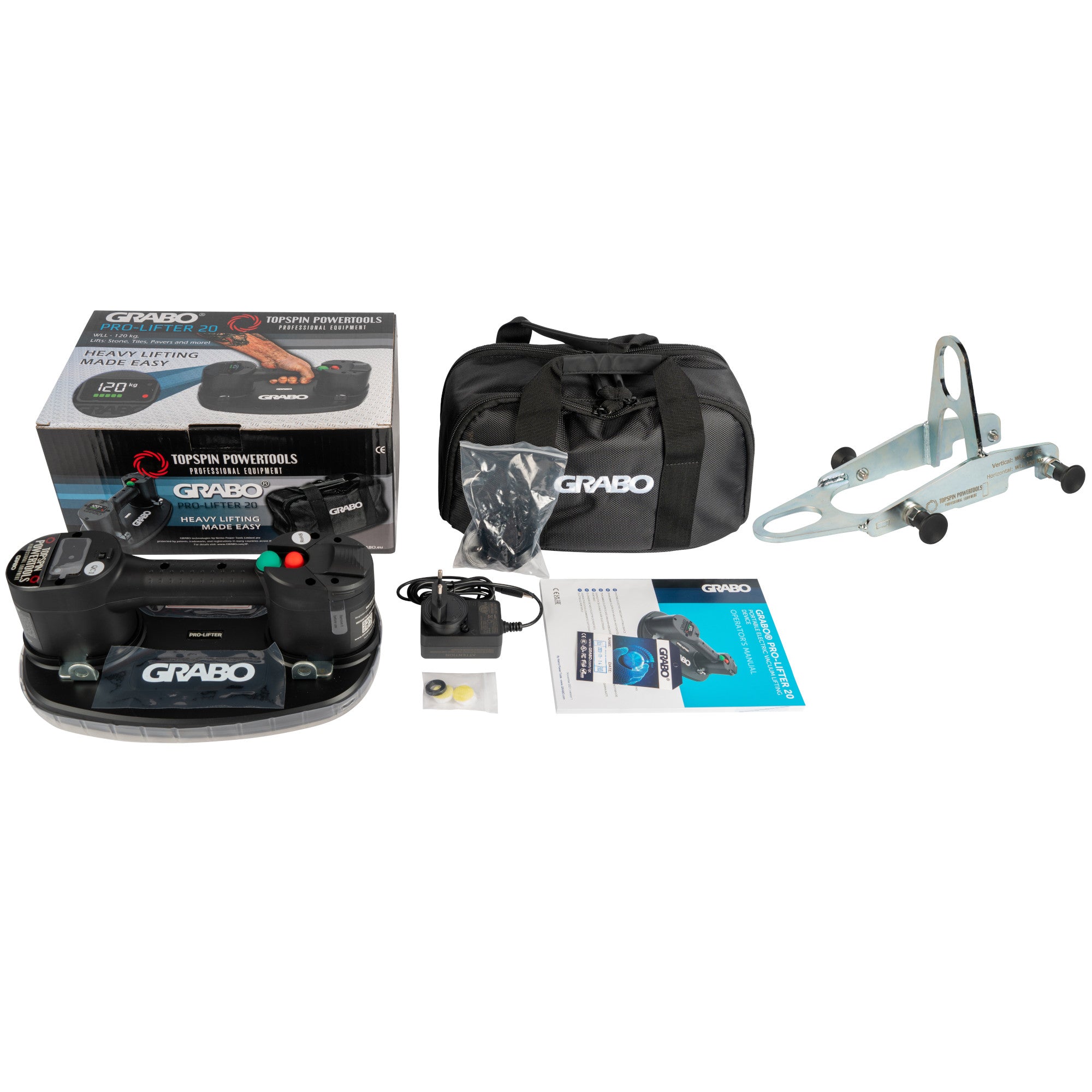 Grabo Pro in Tas + Hefoog V-120