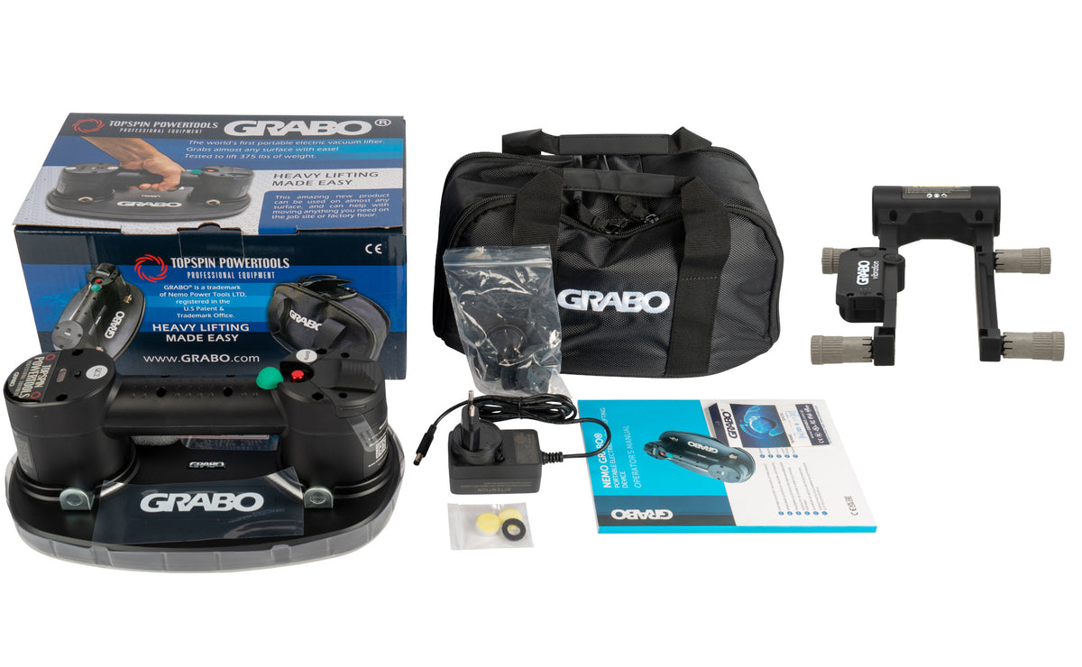 Nemo GRABO Plus vacuümheffer in Tas + GRABO Tegeltriller