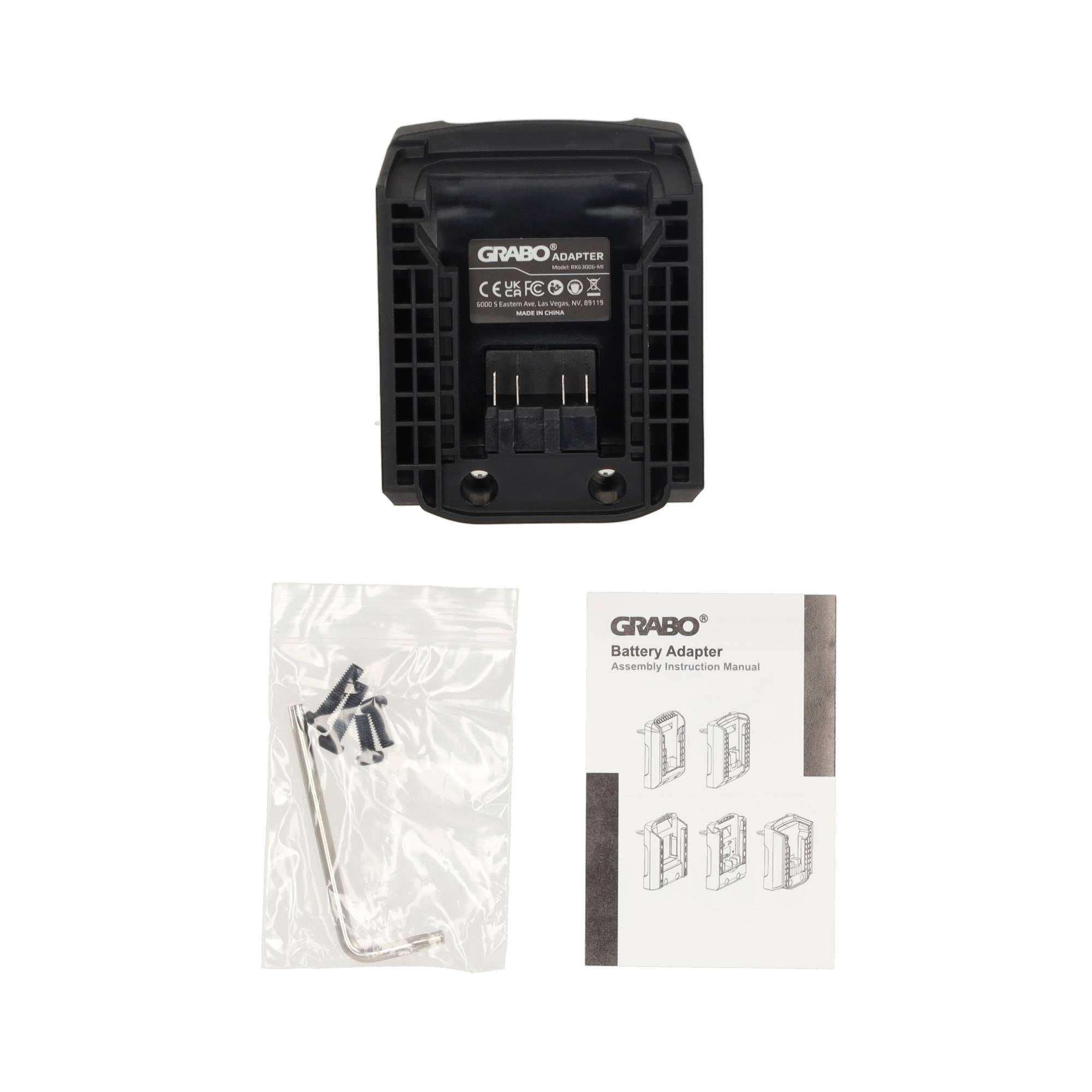 Grabo Pro Brushless Adapter voor Milwaukee Accu 18V