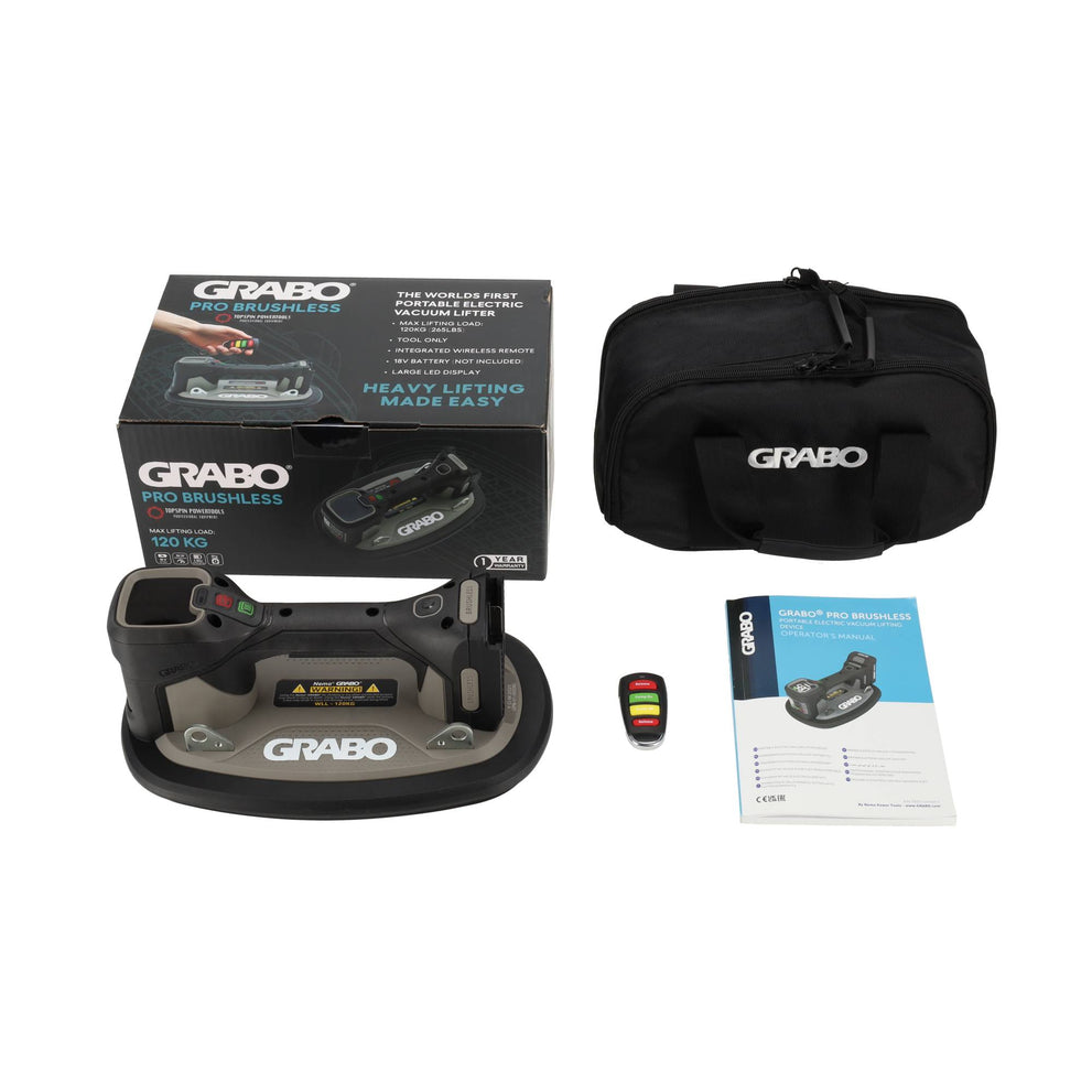 Grabo Pro Brushless in Tas - met Makita 18V Accu aansluiting
