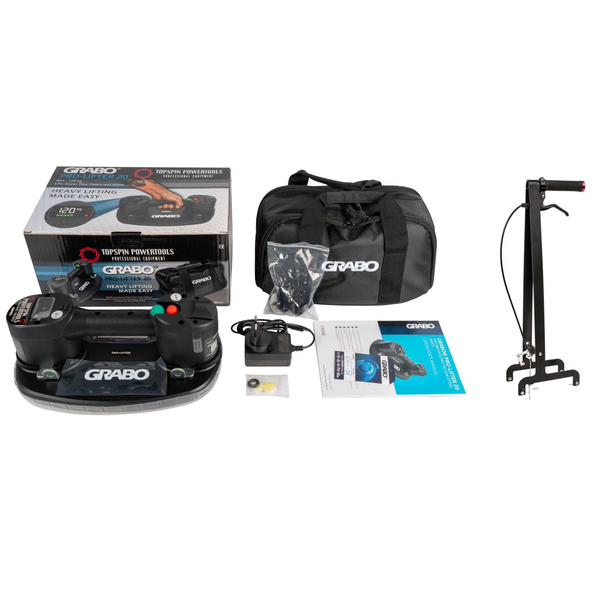 Grabo Pro in tas + Erguo S1 Grabo Pro in tas + Erguo S1
