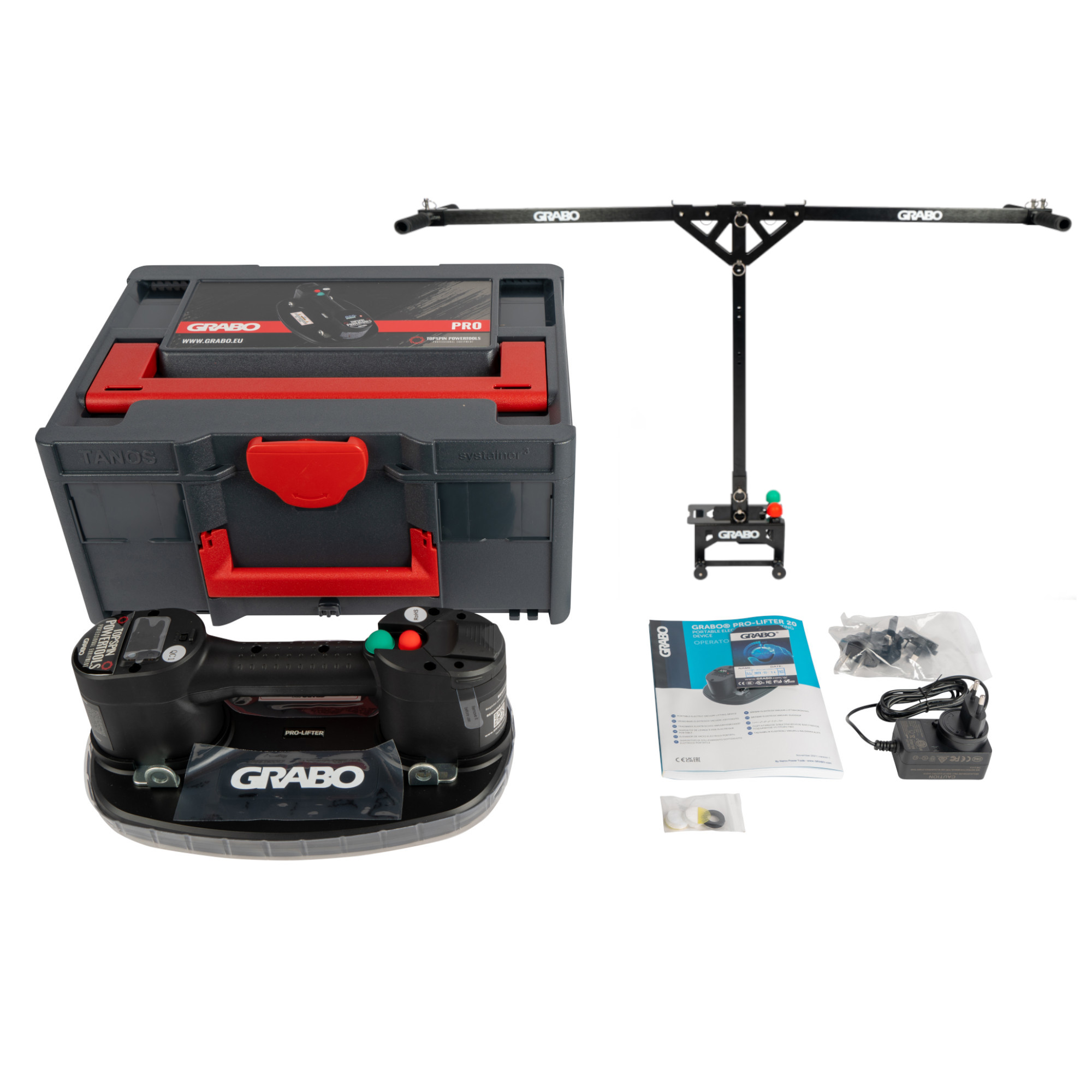 Grabo Pro in systainer + Grabo Erguo T-Lift Grabo Pro in systainer + Grabo Erguo T-Lift