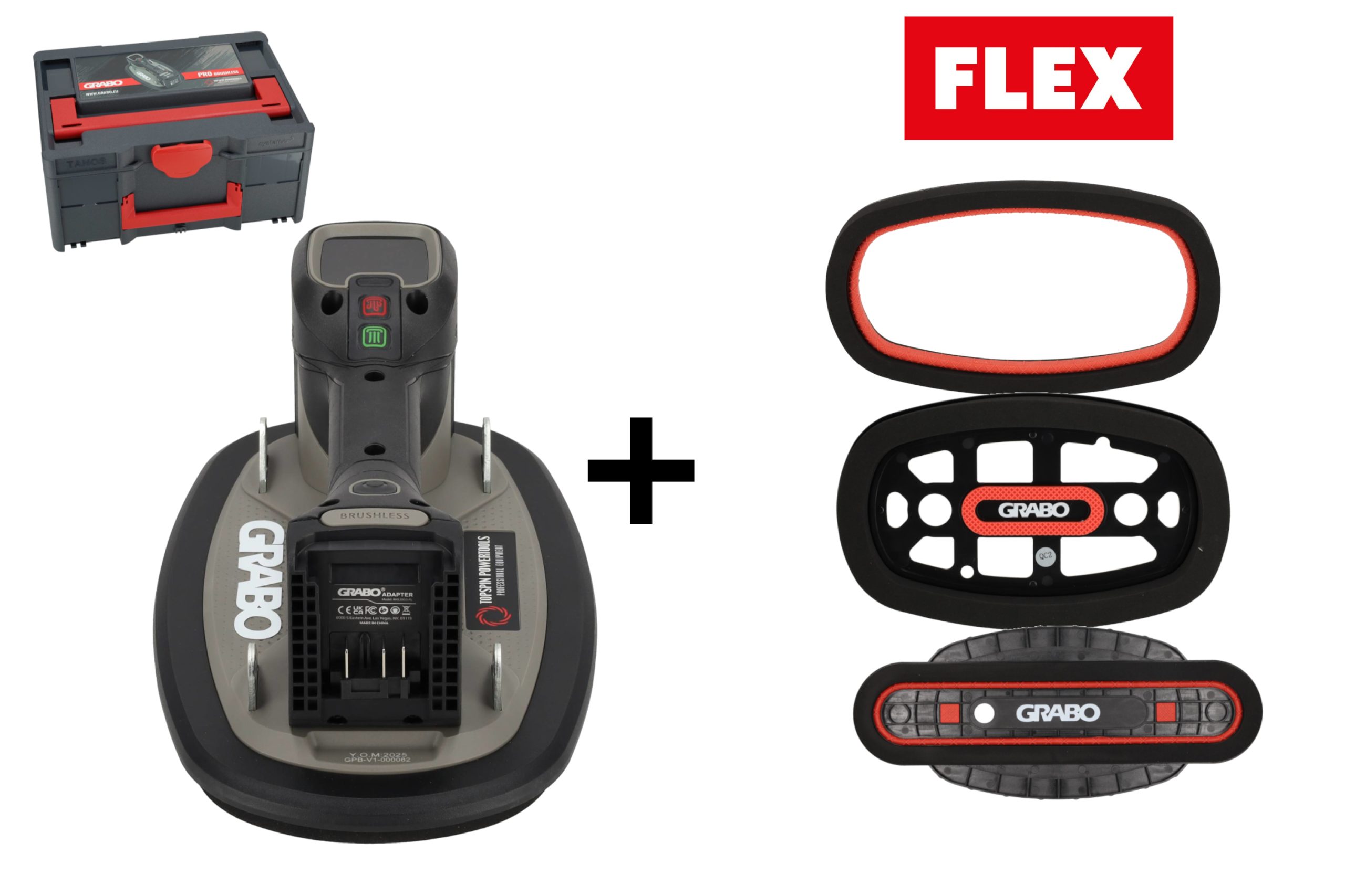 Grabo Pro Brushless Flex Seal Deal in koffer